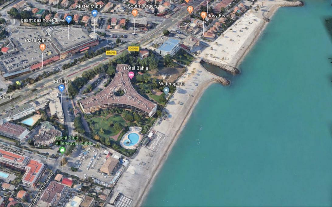Apartmán Acquamarina Villeneuve-Loubet Exteriér fotografie