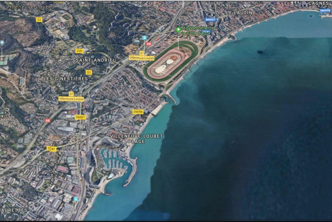 Apartmán Acquamarina Villeneuve-Loubet Exteriér fotografie